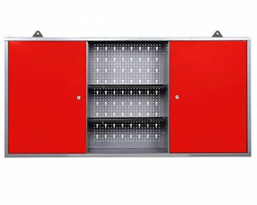 Ondis24 Werkstatt rot Werkstatteinrichtung 8 tlg. grau Werkbank Werkzeugschrank Lochwand - 9