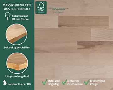 Ondis24 Werkbank Metall mit Schubladen, 2 Schubladen & 2 Türen, Werkstatt Metall 120 cm, Werktisch 120cm, Montagewerkbank, 28mm Buchenholzarbeitsplatte, TÜV geprüft, Werkstatteinrichtung - 4