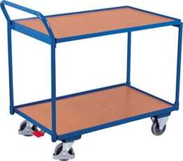 Tischwagen Etagenwagen mit 2 Ladeflächen 1.000 x 600 mm Traglast 250 kg - 1