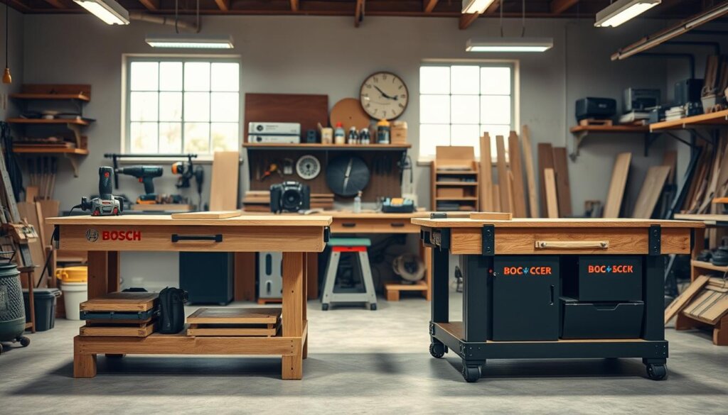 Bosch vs. Black+Decker Werkbank Bosch vs. Black+Decker Werkbank