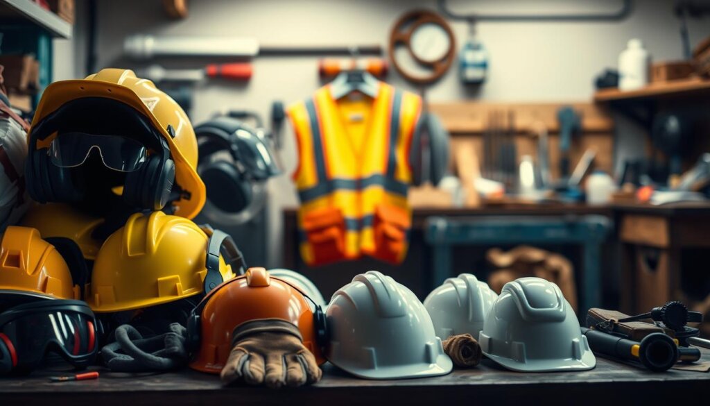 Schutzausrüstung für sicheres Arbeiten